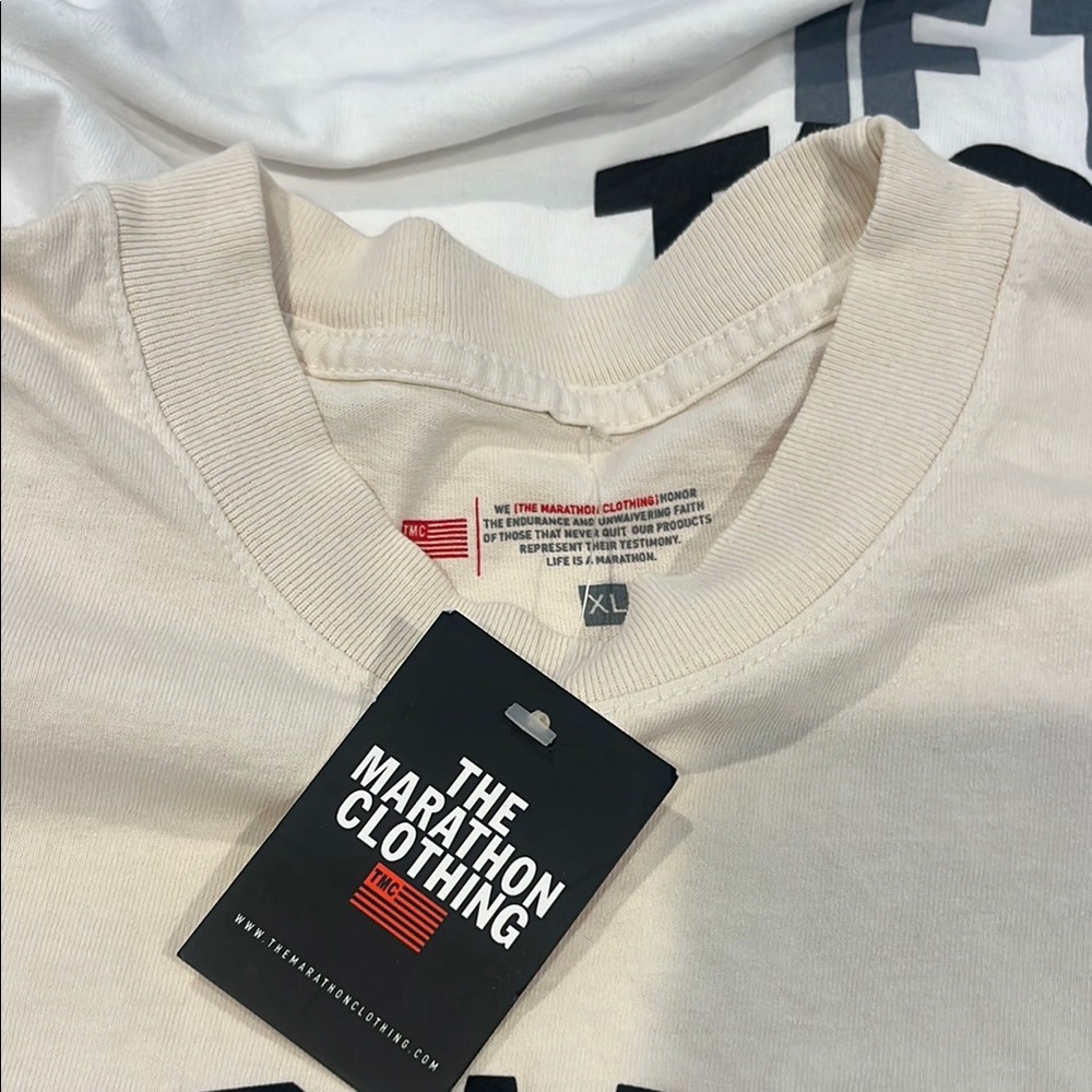 The Marathon Clothing Cream Tee